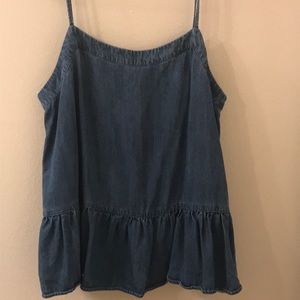 Cute denim top!